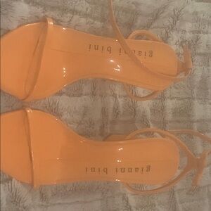 Gianni Bini Vibrant Orange Heels